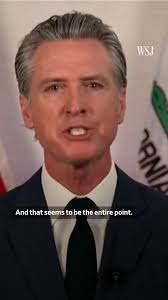 In an address Tuesday night, California Gov. Newsom railed against  President Trump for eroding the nation's democracy and amplifying tensions  in Los Angeles 🔗 https://on.wsj.com/4mZdris