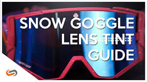 how to choose a snow goggle lens color lens tech explained