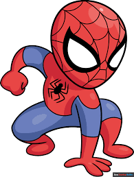 How to Draw an Easy Cartoon Spider-Man - Really Easy Drawing Tutorial