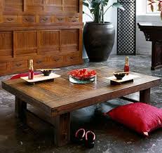 Wide Maru Coffee Table Living Room Design Modern Asian Furniture Coffee Table