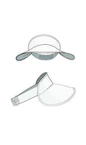 Lucent Visor Pattern Fantastique Drawing Hats Fashion Design Sketches Visor