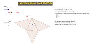 Suatu balok memiliki volume 7120 cm³, apabila diketahui panjang balok adalah 10 cm serta lebar balok 8 cm. Jaring Jaring Limas Segitiga Geogebra