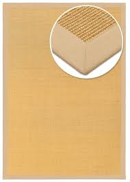 Floorpassion sisal teppich premium 24 anthrazit rund mit hochwertiger bordüre aus baumwolle. Sisal Teppich Mio Natur Mit Baumwollbordure