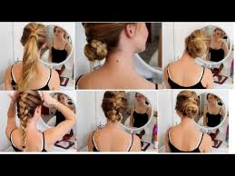Hochsteckfrisuren schnell und einfach selbermachen. Haartutorial 6 Super Einfache Und Schnelle Flecht Frisuren Youtube
