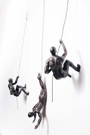 Olympic Climbing Men Wall Art Wall Sculptures Climbing Man Sculpture Sculpture Art