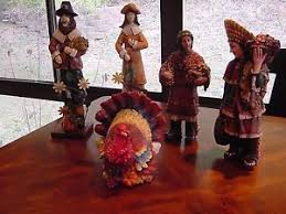 4.8 out of 5 stars 107. Thanksgiving Resin Figurines Pilgrims Indians Turkey On Popscreen