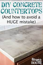 Diy Feather Finish Concrete Countertops Bless Er House Diy Concrete Countertops Diy Countertops Concrete Diy