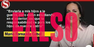 La senadora del centro democrático maría fernanda cabal, criticó este jueves al cantante británico roger waters, luego de que manifestará su apoyo al paro de estudiantes durante su concierto en bogotá. Las Citas Falsas De Twitter Colombiacheck