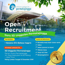 Lulusan sarjana dengan gelar s.pd (sarjana pendidikan) sesuai dengan bidang… lowongan kerja guru informatika wilayah indramayu. Guru Mata Pelajaran Bahasa Inggris Sdu Permatajingga Malang Atmago