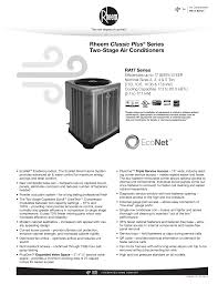 Rheem Classic Plus Series Two Manualzz Com