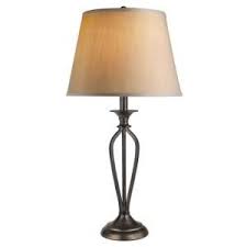 Hampton Bay Rhodes 28 In Bronze Table Lamp Hd09999tlbrzc The Home Depot Bronze Table Lamp Table Lamp Lamp