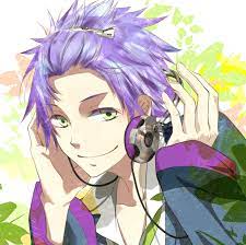 If a man's hair reaches the chin, it may not be considered short. Purple Hair Color Anime Boy Novocom Top
