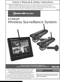Motion activated, manual activation or scheduled programmable recording weatherproof color security camera with night vision. Bunker Hill Security 62368 Owners Manual 822388 Manualslib Makes It Easy To Find Manuals Online User