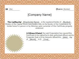Free 6 Sample Stock Certificate Templates In Google Docs Ms Word Pages Pdf