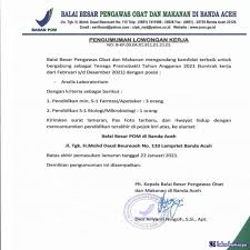 Loker asisten apoteker di puskesmas area garut. Lowongan Kerja S1 Posisi Analis Laboratorium Maret 2021