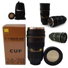Caneca Em Formato De Lente De Camera Copo Termico Lente Nikon Nikon Copos Termicos E Termica