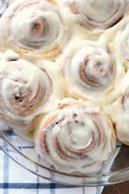 While rolls are baking, cream together the cream cheese and powdered sugar. How To Make The Best Cinnamon Rolls Chocolate With Grace