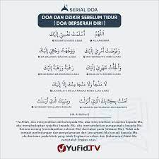 Ensiklopedia Islam Doa Dan Dzikir Sebelum Tidur Doa Berserah Diri