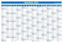 ❤️calendrier 2021 et 2021 à imprimer est disponible ici. Numero De Semaine 2021 Liste Dates Et Calendrier 2021 Avec Semaine A Imprimer