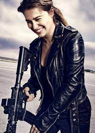 Clarke will play sarah connor, the woman who is the mother of analog savior john connor. Sarah Connor Emilia Clarke Terminator Genisys Jacket