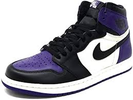 Buy and sell air jordan 1 shoes at the best price on stockx, the live marketplace for 100% real sneakers and other popular new releases. Amazon Com Nike Men S Air Jordan 1 Retro High Og Court Purple 555088 501 Size Basketball