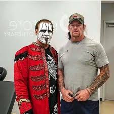 Want to discover art related to undertaker? Sting And The Undertaker Icon Legend Halloffame Wwe Wcw Wrestling Divas Wwe Legends Undertaker Wwe