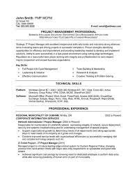 A Resume Template For An It Project Manager You Can Download It And Make It Your Own Project Manager Resume Manager Resume Resume Examples