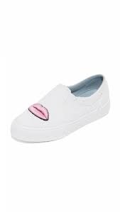 Eye Lips Slip On Sneakers Shopperboard