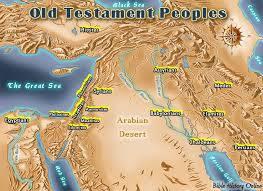 Map Of Old Testament Peoples Old Testament Maps Bible