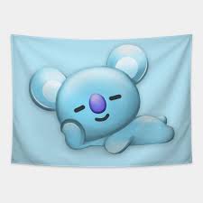 Find funny gifs, cute gifs, reaction gifs and more. Bt21 Bts Kpop Cute Koya Kim Namjoon Rm Bt21 Bts Kimnamjoon Rm Rapmonster Koya Tapestry Teepublic