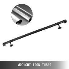 20 $10.00 coupon applied at checkout save $10.00 with coupon Wrought Iron Stair Handrail Stair Rail 2ft 5ft Two Five Step Handrail For Stairs Ebay