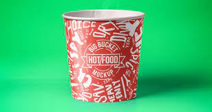 Download Hot Food Psd Bucket Mockup Psd Mock Up Templates Pixeden