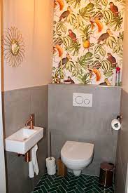 jungle toilet badkamer wc inrichting toilet