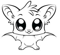 Dibujos Para Colorear Kawaii De Animales