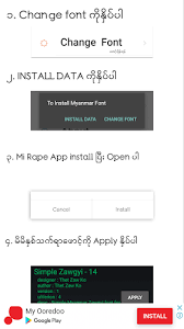 The description of zfont app. Download Tta Mi Myanmar Font Miui 9 5 Apk Latest Version App By Than Toe Aung For Android Devices