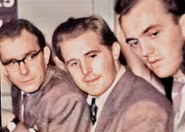 I have posted these separately, over time, but thought members might be  interested in these colourful pictures of Eric, Ernie and our dad, Stan.  Friends from the early 1950s, when they first