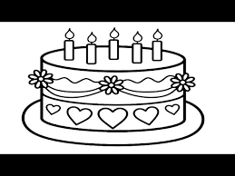 Also check out how to draw a pizza! How To Draw Birthday Cake Drawing Painting School Very Easy Drawing Coloring Animal Drawing Elephant