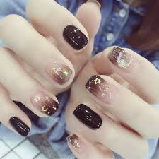 Celestial Inspired Nails Korean Nail Art Galaxy Nail Art Swag Nails
