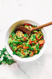 10 Minute Cauliflower Summer Salad Paleo Gluten Free Eats Recipe Paleo Recipes Dinner Summer Salads Healthy Salad Recipes