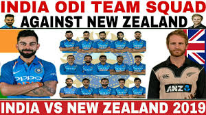 Ind vs nz wtc final 2021 telecast live on sony. India Odi Team Squad Announced Against New Zealand 2019 Ind Vs Nz 5 Odi Matches Series 2019 Youtube