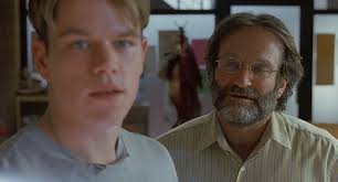 Robin williams was always famous for improvising lines in his movies. Good Will Hunting 1997