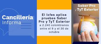Instituto colombiano para la evaluación de la educación. Entre El 9 Y El 30 De Octubre El Icfes Aplica Pruebas Saber Pro Y Tyt Exterior A 2 240 Colombianos Cancilleria