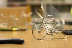 針金の自転車 自転車 ワイヤーアート ワイヤー