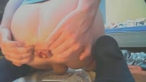 ACCIDENT!! - anal dildo dives too deep into butthole and got swallowed...