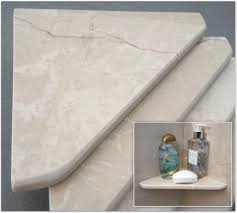 8 Marble Shower Corner Shelf Marfil Cream Stone Bathroom Caddy Soap Dish Shower Corner Shelf Marble Showers Shower Shelves