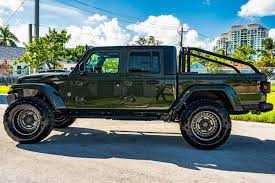 Another “Sarge” green Jeep Gladiator expertly crafted by SoFlo. 4” lift,  38” tires and military style Black Rhino rims make this 4x4 large,… |  Instagram
