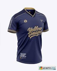 Men S Soccer V Neck Jersey Mockup 46419 Free Download Mockup Football Desain