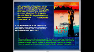 It was written in sanskrit at some point during the first six centuries of the christian era. Kama Sutra Youtube