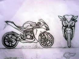 Tepat beberapa hari setelah struktur yang diduga monkey versi matic terkuak. Gambar Sketsa Motor