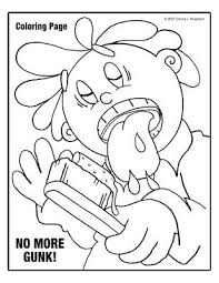 No More Gunk Coloring Page No More Gunk Angel Coloring Pages Preschool Coloring Pages Coloring Pages